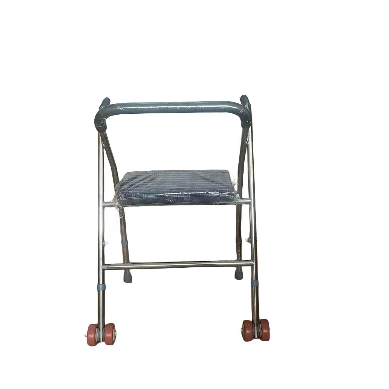 Factory Directly Wholesale Stainless Steel Folding Walkers Walking Aids For Elderly