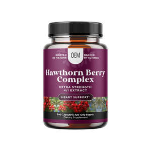 Cápsulas de Extracto de Espino Blanco, Ayuda Digestiva para Promover la Digestión y Reducir la Grasa, Tónico para el Baño Negro y el Estómago - Product Image 1