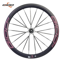 Jeu de roues de vélo de course GIOO F2 PRO de haute qualité, moyeu 7-12 vitesses, jante carbone 700c, largeur extérieure 28 mm, frein à disque Center Lock, planétaire