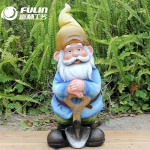 Estatua de Gnomo de Jardín de Resina de Tamaño Real para Exteriores, Adorno de Gnomo de Dibujos Animados para Navidad, Hogar, Granja, Parque, Centro Comercial - Product Image 4