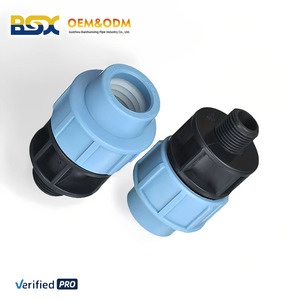 2025 OEM cao áp bền nhựa phụ kiện đường ống nước 20/25/32 mét Khớp nối nhanh <span class=keywords><strong>PP</strong></span> nén phụ kiện chủ đề kết nối - Product Image 2