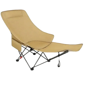 Chaise pliante d'extérieur avec dossier inclinable, chaise de camping portable pour la plage et le pique-nique, design léger et pliable - Product Image 5