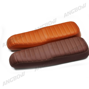 Siège de moto en cuir PVC 2-up <span class=keywords><strong>selle</strong></span> de moto siège de cyclomoteur Long pour Harley SUPER - Product Image 5