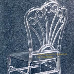 <span class=keywords><strong>2025</strong></span> grosir kursi akrilik bening susun pantai kustom kursi Chiavari Resin untuk acara makan - Product Image 3