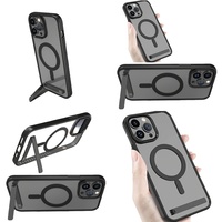 Casing Magnetik Transparan untuk iPhone 16 Pro Max 17 Air 15 14 13 12 11 Plus, Aksesoris Elektronik Anti Benturan