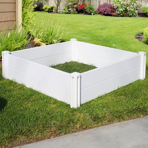 Fabriek Verhoogde Bedden Tuin Aangepaste Grootte Verhoogde Hondenbedden Witte Kleur Plastic Puppy Box Bed
