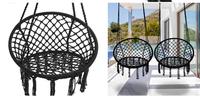 Chaise hamac en coton fait à la main en macramé pour la maison