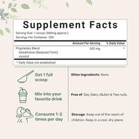 OEM/ODM Usine Recommandé 5 Onces Vegan Antioxydant Santé Suppléments Glutathion Réducteur Poudres