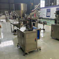 Machine d'emballage automatique électrique pour sachets de thé en granulés, poudre, riz, céréales, farine, sucre, noix, arachides, haricots, film plastique