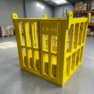 Cesta elevadora para trabajos en altura, plataforma elevadora para construcción y minería, jaula de transporte de carga - Product Image 2