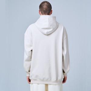 Pull à capuche surdimensionné en molleton de coton avec graphisme numérique 3D personnalisé, isolé, décontracté, lourd, manches longues, poche unisexe - Product Image 4