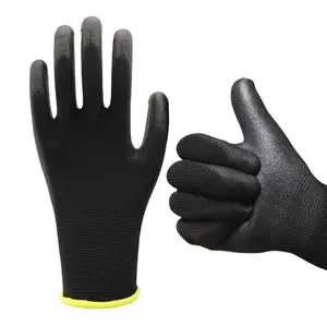 Guantes de trabajo de seguridad, Logo personalizado, barato, nailon suave y duradero, EN388