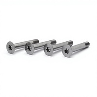 Vis Torx à tête fraisée en titane GR5, boulon à tête plate à moitié filetée pour modification de moto et de vélo, taille personnalisée