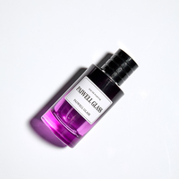 Vente en gros de parfum de luxe dégradé violet, eau de parfum longue durée, vaporisateur 30 ml, 50 ml, 100 ml, flacon de parfum avec bouchon magnétique