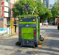 Balayeuse industrielle pour sols humides, machine de balayage de rue, nettoyeur de sols pour entrepôts et parkings