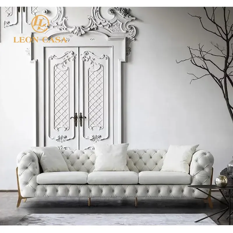 Divani di lusso mobili soggiorno divano componibile moderni divani in pelle italiana set divano divano chesterfield