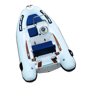 Mini bateau pneumatique 11 pieds Rib 340 Coque en fibre de verre RIB Orca Hypalon/PVC Bateaux de pêche gonflables - Product Image 3