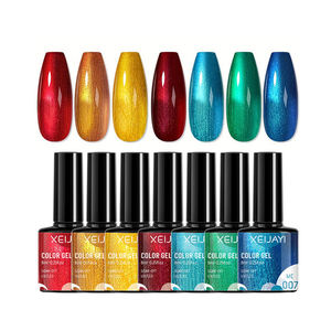 7 Color 8ml Mirror Metal Color Gel Polish Long-lasting Gold Silver Red Semi Permanent Varnish Soak Off <b>UV</b> LED Gel - Product Image 1
