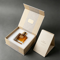 Boîte à parfum pour femme, mini, en papier rigide enduit, avec fermeture magnétique, de style moderne, sur mesure, haut de gamme, pour emballages cosmétiques