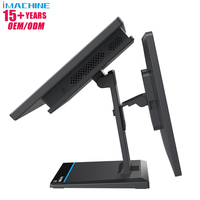 Terminal Punto de Venta IMACHINE P2 Todo en Uno con Pantalla Táctil FHD de 15.6 Pulgadas, Impresora RFID, Sistema Operativo OEM, Caja Registradora con Core I3/i5/i7, Windows 10/11