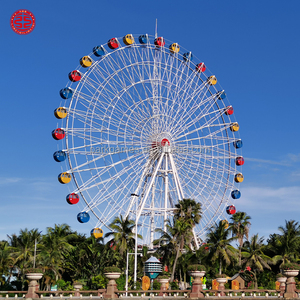 <span class=keywords><strong>Luna</strong></span> Attract <span class=keywords><strong>Park</strong></span>, Parque de Atracciones al Aire Libre, Equipo de Parque de Diversiones, Cabina de Lujo Grande, Noria Gigante de 50 m - Product Image 2