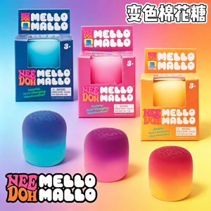 ของเล่นบีบคลายเครียด NeeDoh ยอดนิยมข้ามพรมแดน เปลี่ยนสีได้เมื่อโดนแสงยูวี เหมือนขนมสายไหม เด้งคืนรูปช้าๆ - Product Image 1