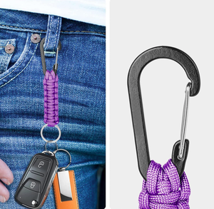 Edelstahl-Clip-On Schlüsselanhänger Karabiner Mini-Schnapphaken für Rucksack Geldbörse Outdoor-Ausrüstung Großhandel - Product Image 5