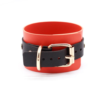 Nouvelle mode Bracelet en cuir PU amitié grand poignet large Wraps Bracelet femmes main caténaire pour cadeaux - Product Image 3