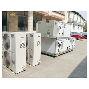 Commercial Air Conditioning Ahu Ventilation Unit / Clean Room 100% Fresh Air Handling Unit With Heat Recovery