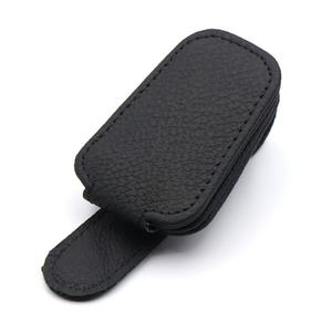 Support universel pour lunettes de soleil de voiture, clip magnétique en cuir pour voiture, porte-cartes, porte-billets, boîte à lunettes pour pare-soleil de voiture, accessoires de décoration - Product Image 3