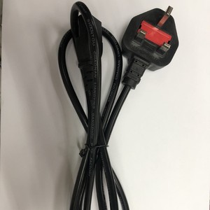 Cordon d'alimentation CA, prise BS, connecteur IEC, 13A 250V, câble PVC, type d'extrémité C15 - Product Image 4