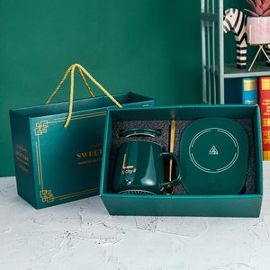 Office Home Gift Set Smart Electric USB Taza de café de cerámica <span class=keywords><strong>Calentador</strong></span> Taza - Product Image 5