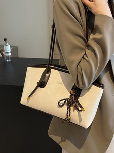 Sac vintage de haute qualité grande capacité pour femmes, nouvelle collection automne/hiver 2026, sac bandoulière et sac fourre-tout décontracté pour affaires - Product Image 3