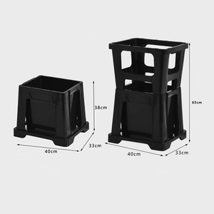 Grand bac à fleurs en <span class=keywords><strong>plastique</strong></span> épaissi et surélevé pour jardin et cour - Product Image 6