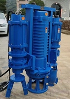 Pompe submersible pour eaux usées à agitateur, en alliage haute dureté, 10HP, triphasée, 50Hz, CA, basse pression, entraînement électrique, OEM, tension personnalisable 1