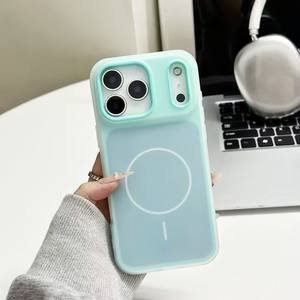 Cover Magnetica 2-in-1 Antiurto per iPhone 17 Pro, 16 Plus, 15 Pro Max, 14, 13 Plus, Colore Macaron, Effetto Gelatina, Versione Migliorata - Product Image 3