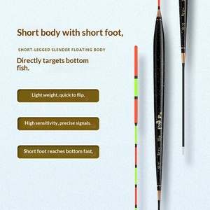 Galleggiante da Pesca Super Sensibile per Fondo, a Risposta Rapida, con Gambo Corto e Corpo Lungo, per Tilapia e Carpa Crucian - Product Image 1