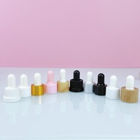 Bouteilles compte-gouttes en verre pour huiles essentielles, personnalisables avec logo, 5ml-100ml, motif ours et noir, avec impression sérigraphique, pour sérum de soin de la peau et gouttes pour les yeux, 100 pièces