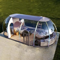 Tente Dôme en Polycarbonate Amovible SUBEI avec Ciel Étoilé, Structure en Aluminium pour Hôtel et Cuisine, Design Moderne