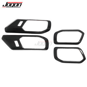 Para <span class=keywords><strong>Ford</strong></span> <span class=keywords><strong>Bronco</strong></span> Raptor <span class=keywords><strong>Wildtrak</strong></span> Big Bend Black Diamond Outer Banks Badlands manija de puerta interior marco cubierta pegatina fibra de carbono - Product Image 2