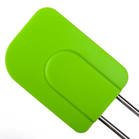 Vente en gros Spatule en silicone personnalisée avec manche en acier inoxydable pour la cuisson des omelettes et des gâteaux Logo fabriqué pour la cuisine à domicile