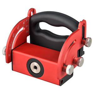 Woodworking Slanted Hole Locator Aluminum Alloy 122x85.6x86mm For Wood Panel Drilling And Installation Tools - Product Image 1