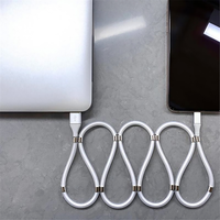 Câble Micro USB V8 magnétique Super Calla à enroulement automatique, Charge rapide, cordon de chargeur, nouveau, 2020