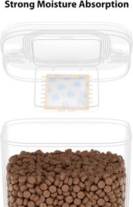 Sachets <span class=keywords><strong>d</strong></span>éshydratants universels en silicone de qualité alimentaire pour distributeur automatique de nourriture pour animaux de compagnie – Garde les croquettes fraîches - Product Image 6