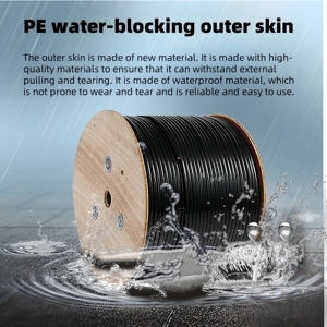 <span class=keywords><strong>Cable</strong></span> de Red <span class=keywords><strong>LAN</strong></span> CAT 5e para Exteriores, Resistente al Agua, Fabricado en China, Categoría 5e, Cables de Comunicación - Product Image 3