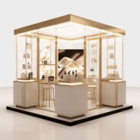 M & S Nouveautés Kiosque d'affichage de parfum Design Vitrine de parfum en bois Kiosque de parfum Stand Kiosque de parfum Kiosque de centre commercial moderne à vendre