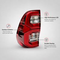 Kit de feux arrière LED dynamiques séquentiels pour Toyota Hilux Revo Rocco 2020-2022 |   Plug&Play avec animation de démarrage