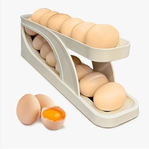 กล่องเก็บไข่พลาสติกแบบม้วนสำหรับตู้เย็น - Product Image 1