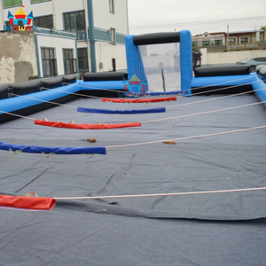 Precio de Fábrica WINWAYTOYS Cancha de Fútbol Inflable de PVC Grande de 17x9m con Cuerdas en el Centro - Arena de Fútbol Portátil - Product Image 3