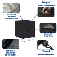 Housse de protection pour climatiseur extérieur en tissu Oxford robuste, anti-poussière, résistante aux UV, avec aérations respirantes – Qualité professionnelle pour l'export en gros